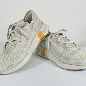Nike Reposto Sneakers Womens 8.5 CZ5630-015 Beige Running Shoes Trainers Low Top